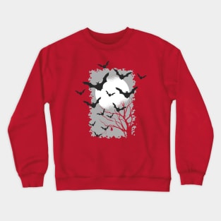 Bats Design Crewneck Sweatshirt